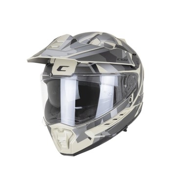 Casco Integral Enduro 366 DUAL DIRT  / Negro Beige Opaco