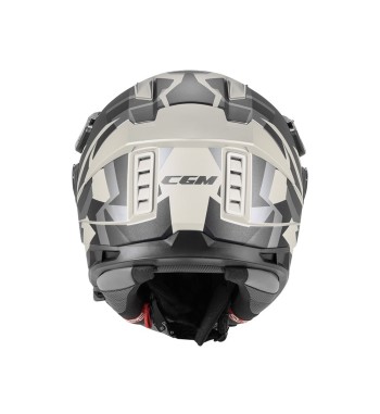 Casco Integral Enduro 366 DUAL DIRT  / Negro Beige Opaco
