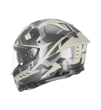 Casco Integral Enduro 366 DUAL DIRT  / Negro Beige Opaco