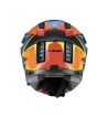 Casco Integral Enduro 366 DUAL BEAT  / Azul Naranja Amarillo Fluo
