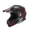 Casco Integral MUD-X FURY  / Negro Gris Rojo