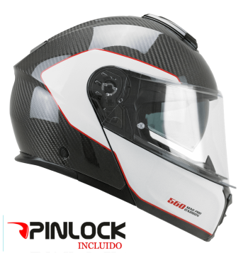 Casco Modular Carbón 560C...