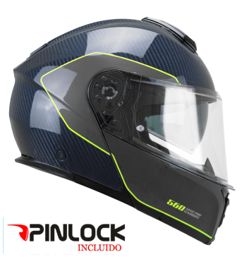 Casco Modular Carbón 560C...