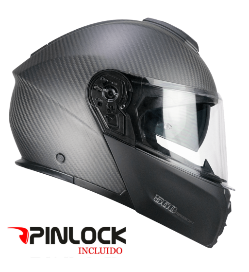 Casco Modular Carbón 560C MAD PRO / Negro Opaco Carbón