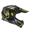 Casco Integral MUD-X FURY  / Negro Gris Amarillo