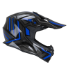 Casco Integral MUD-X FURY  / Negro Gris Azul