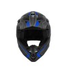Casco Integral MUD-X FURY  / Negro Gris Azul