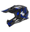 Casco Integral MUD-X FURY  / Negro Gris Azul