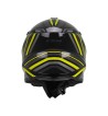 Casco Integral MUD-X FURY  / Negro Gris Amarillo
