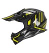 Casco Integral MUD-X FURY  / Negro Gris Amarillo