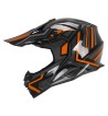 Casco Integral MUD-X FURY  / Negro Gris Naranja