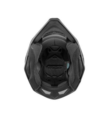 Casco Integral MUD-X FURY  / Negro Gris Naranja