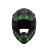 Casco Integral MUD-X FURY  / Negro Gris Verde