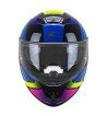 Casco Integral FIBRA  361 AVENT NEON / Rosa Azul Amarillo Fluo