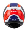 Casco Integral FIBRA  361 AVENT RACE / Blanco  Azul Rojo Fluo