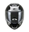 Casco Integral FIBRA  361 AVENT STREET / Negro Plateado
