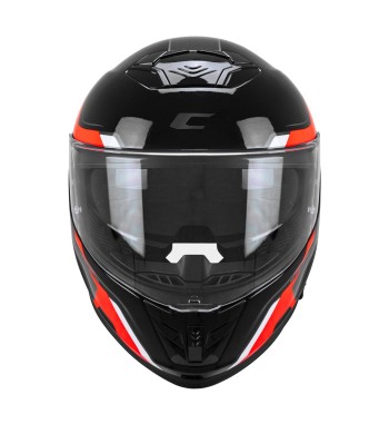Casco Integral FIBRA  361 AVENT RIDE / Negro Rojo Fluo