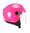 Casco jet 261A MINI  MONO / Fucsia