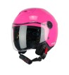 Casco jet 261A MINI  MONO / Fucsia