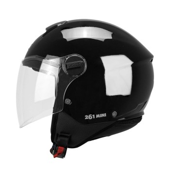 Casco jet 261A MINI  MONO / Negro