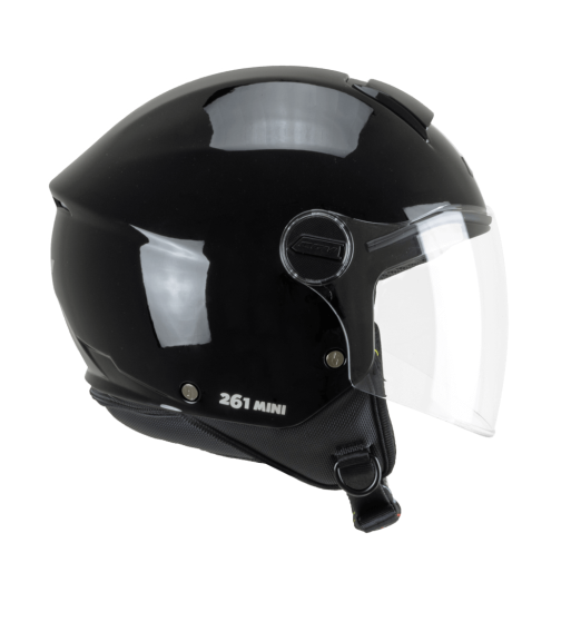 Casco jet 261A MINI  MONO / Negro