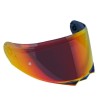Pantalla Iridiscente Roja para casco 568 BER