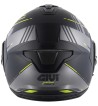 Casco Modular GIVI X30 Pulsar / Titanium Giallo Fluo