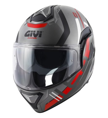 Casco Modular GIVI X30 Pulsar / Nero Rosso Opaco