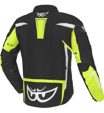 Cazadora cordura BERIK Técnica 2.0 / Negro-Amarillo Fluorescente