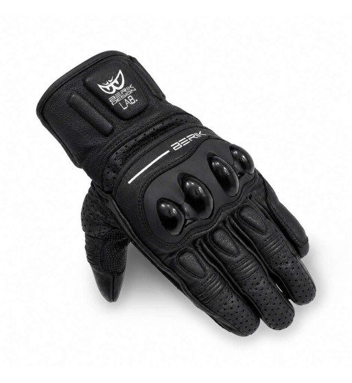 Guantes en piel BERIK  TEX-2 / Negro