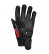 Guantes en piel BERIK  TEX-2 / Negro - Rojo