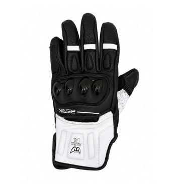 Guantes en piel BERIK  TEX-2 / Negro - Blanco