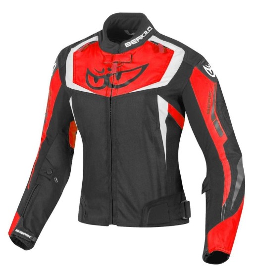 Cazadora Mujer cordura BERIK Técnica 2.0 /  Negro Rojo