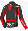 Cazadora Mujer cordura BERIK Técnica 2.0 /  Negro Rojo