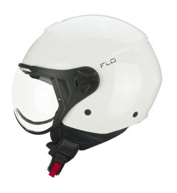 Casco jet 167 FLO (PANTALLA PERFILADA) / Blanco