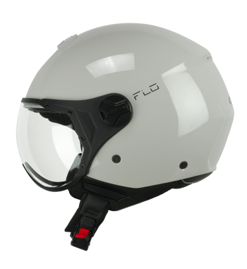 Casco jet 167 FLO (PANTALLA PERFILADA) / Gris Beige