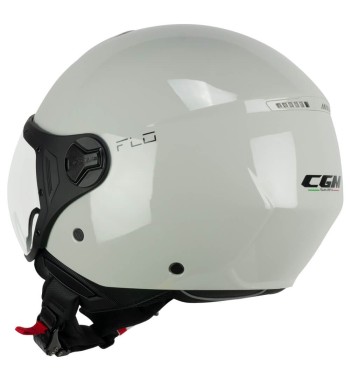 Casco jet 167 FLO (PANTALLA PERFILADA) / Gris Beige