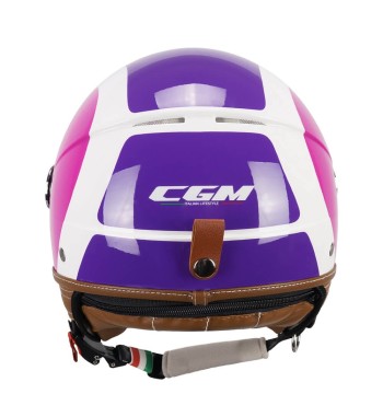 Casco jet 191 PIX SPRINT  / Violeta Fucsia Fluo