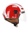 Casco jet 191 PIX SPRINT  /Rojo Blanco