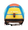 Casco jet 191 PIX SPRINT  / Celeste Naranja Opaco