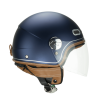 Casco jet 191 PIX VINTAGE  / Azul Plata Satinado