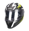 Casco Integral 311G  BLAST SPORT / Negro Amarillo Fluo Opaco